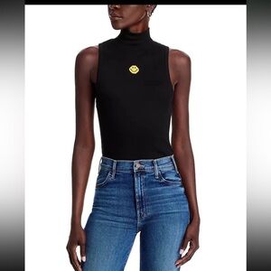 Joshua Sanders Women’s Black NWT Pixel Mock Neck Top Top Sweater SZ XS SOLD OUT